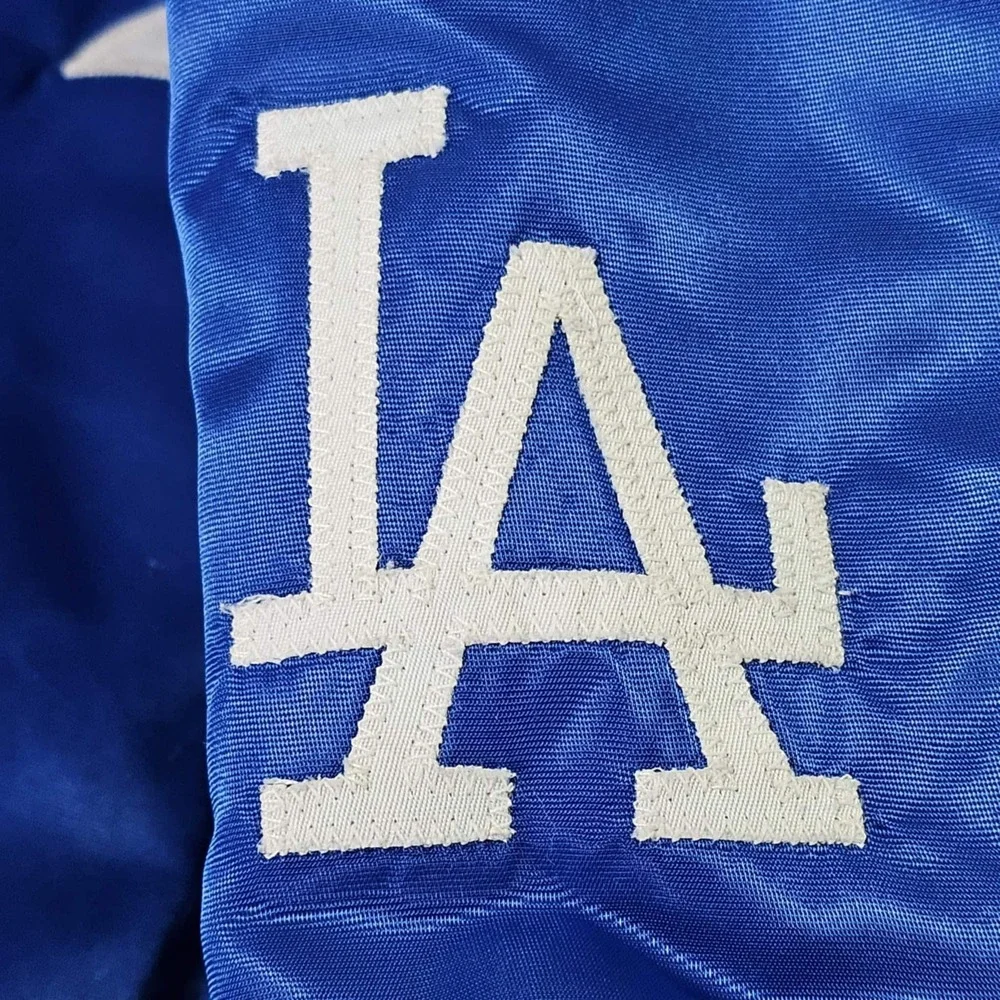 Los Angeles Dodgers Vintage 80s Team Issued Satin Bomber Jacket